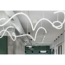 Flexible neon pendant lamp 